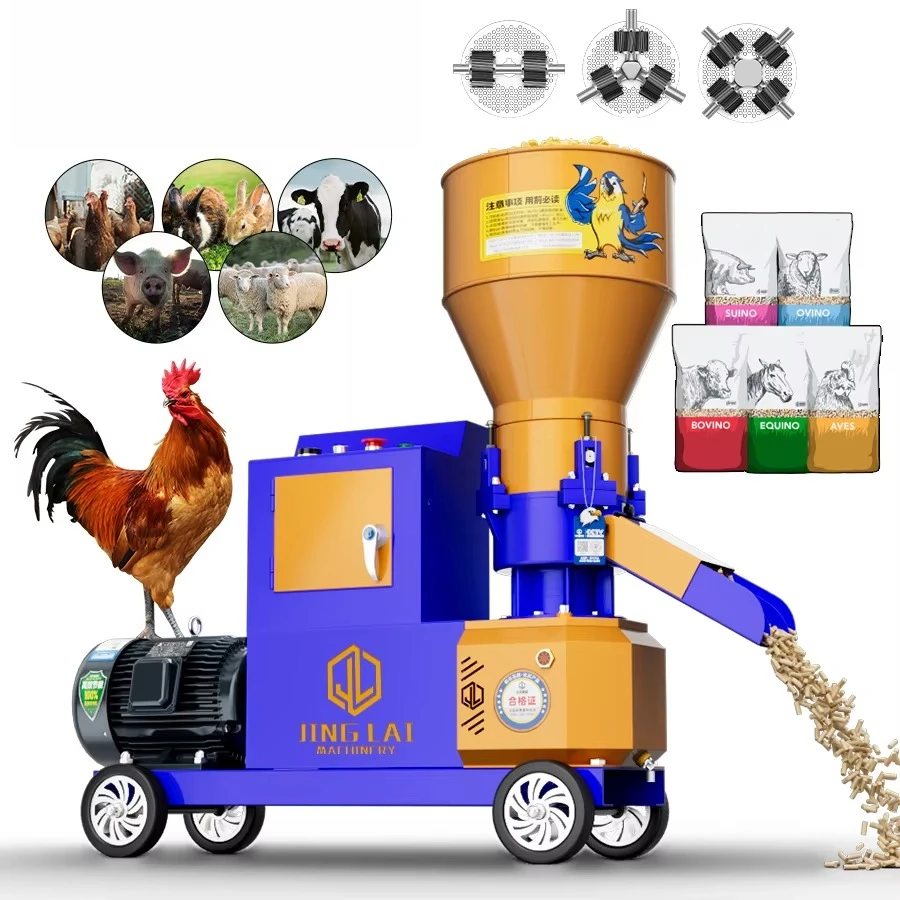 Pig Cattle Sheep Chicken Feed Pelletizer Feed Pelletizer Animal Feed Pelletizer
Pig Cattle Sheep Chicken Feed Pelletizer Feed Pelletizer Animal Feed Pelletizer