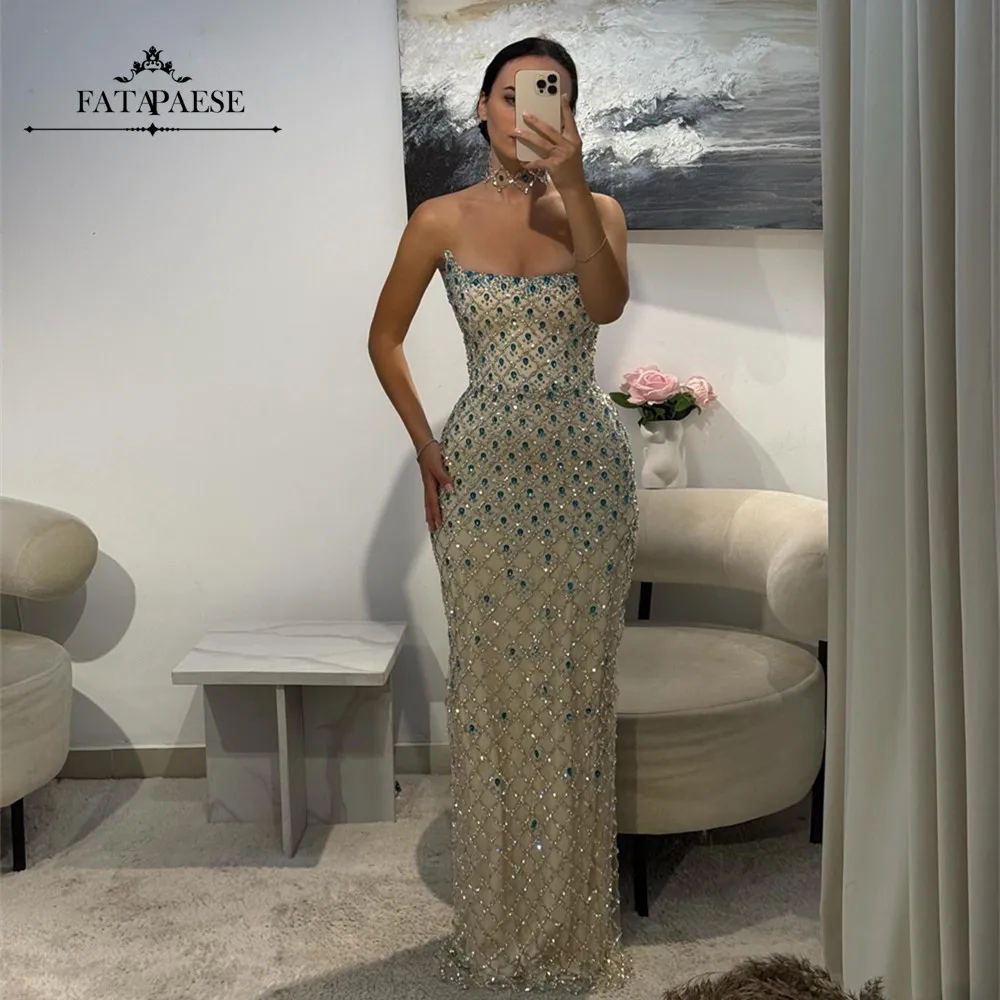 Изысканное вечернее платье FATAPAESE с индивидуальной отделкой стразами и бриллиантами, полностью расшитое бисером, для выпускного вечера, свадьбы и помолвки
Изысканное вечернее платье FATAPAESE с индивидуальной отделкой стразами и бриллиантами, полностью расшитое бисером, для выпускного вечера, свадьбы и помолвки