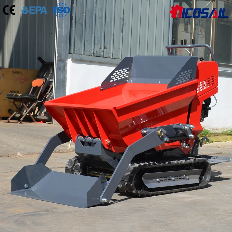 Custom Logo 500kg Hydraulic Tipping Crawler Dumper 20° Climb Rubber Track Mini Transporter
Custom Logo 500kg Hydraulic Tipping Crawler Dumper 20° Climb Rubber Track Mini Transporter