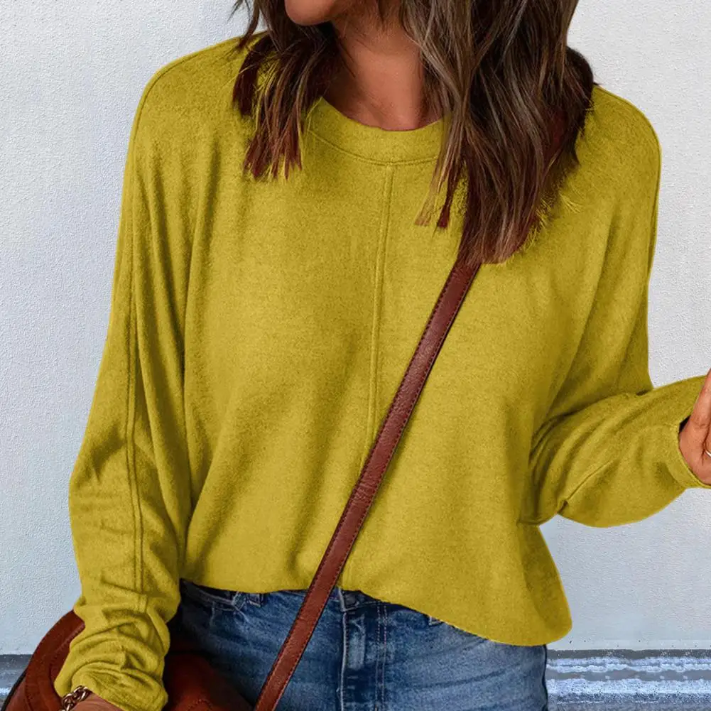 O-Neck Long Sleeves Stitching Design Women Blouse Autumn Winter Solid Color Casual Pullover T-shirt Streetwear
O-Neck Long Sleeves Stitching Design Women Blouse Autumn Winter Solid Color Casual Pullover T-shirt Streetwear