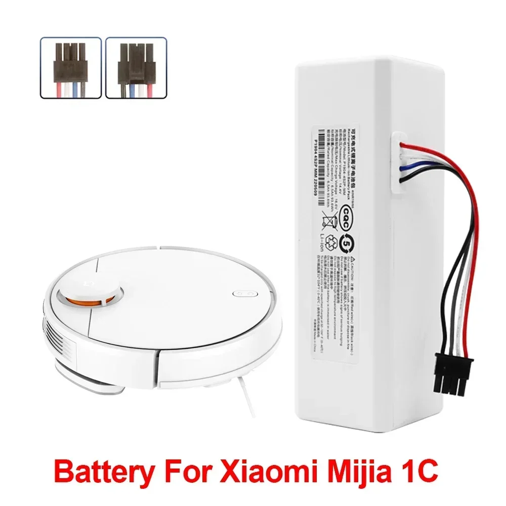 Original P1904-4S2P-MM 14.4V 12800mAh Battery for Xiaomi Mijia 1C STYTJ01ZHM Robot Vacuum Mop Cleaner, Genuine Replacement Part
Original P1904-4S2P-MM 14.4V 12800mAh Battery for Xiaomi Mijia 1C STYTJ01ZHM Robot Vacuum Mop Cleaner, Genuine Replacement Part