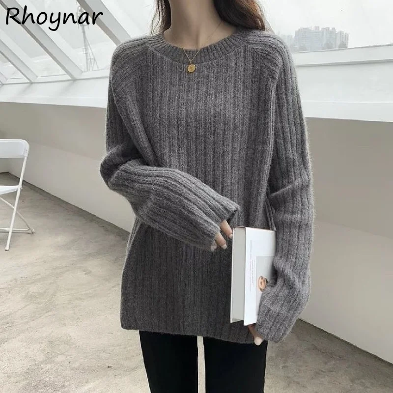 8-Colors 2023 Pullovers Women Loose Temper New Minimalist Casual Fashion Vintage Females Korean Style Autumn Clothing Knitwear
8-Colors 2023 Pullovers Women Loose Temper New Minimalist Casual Fashion Vintage Females Korean Style Autumn Clothing Knitwear