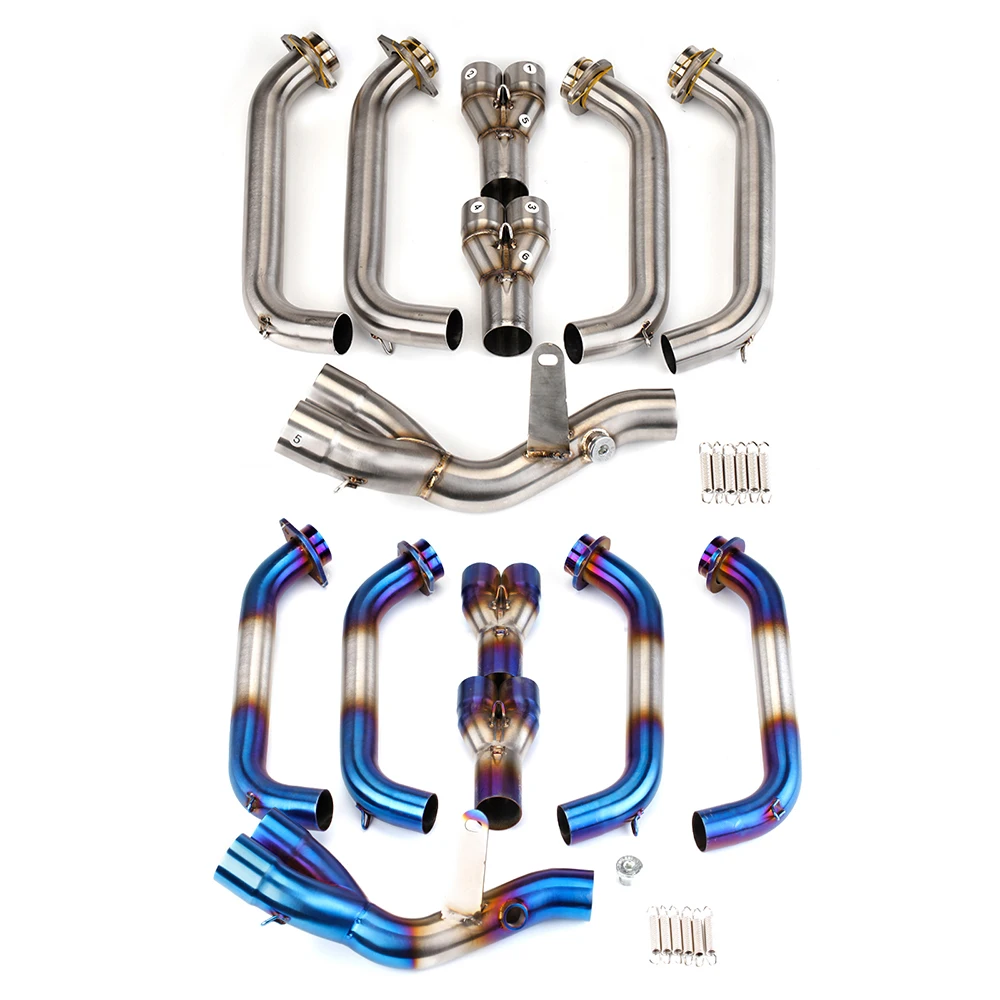 YZF R6 motorcycle Yamaha R6 connected to original car muffler front pipe stainless steel integrated pipe 2006-2016
YZF R6 motorcycle Yamaha R6 connected to original car muffler front pipe stainless steel integrated pipe 2006-2016