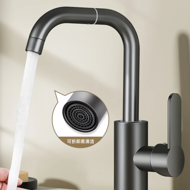 Brass Swivel Bathroom Faucet Hot Cold Water Mixer Tap For Wash Basin Sink, Vanity Lavatory Kitchen Home Use
Brass Swivel Bathroom Faucet Hot Cold Water Mixer Tap For Wash Basin Sink, Vanity Lavatory Kitchen Home Use