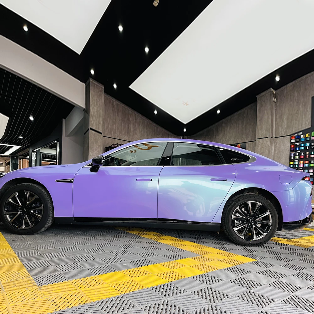 Glacial Frost Blue Glossy Car Interior Wrap Chameleon Wrap Flip Shiny Glitter Car Wrapped Film
Glacial Frost Blue Glossy Car Interior Wrap Chameleon Wrap Flip Shiny Glitter Car Wrapped Film