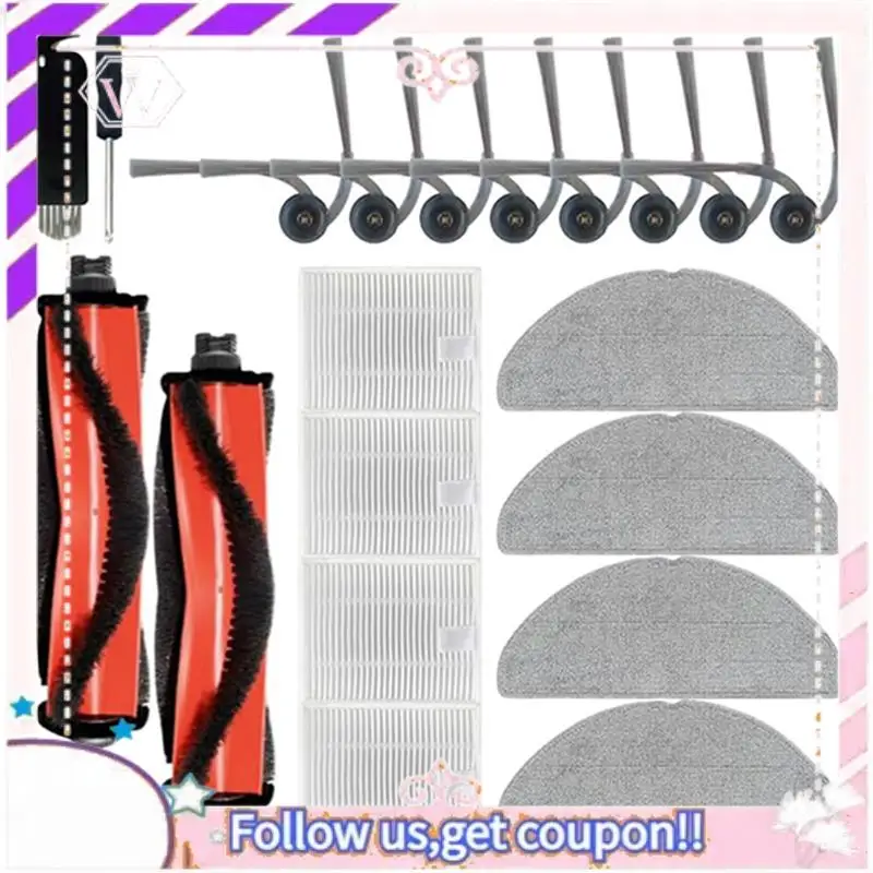 A50F-For Roborock Q7 M5, Q7 M5+ , Q7 L5 Replacement Accessories Kit For Robot Vacuum Cleaner Parts
A50F-For Roborock Q7 M5, Q7 M5+ , Q7 L5 Replacement Accessories Kit For Robot Vacuum Cleaner Parts