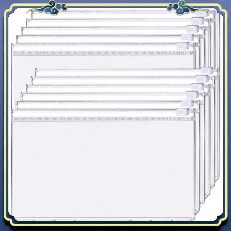 Portable 68 PCS Binder Pockets A6 Size 6 Holes Zipper Binder Pouch Folders Clear Waterproof PVC Loose Leaf Bags For 6 Ring Binde
Portable 68 PCS Binder Pockets A6 Size 6 Holes Zipper Binder Pouch Folders Clear Waterproof PVC Loose Leaf Bags For 6 Ring Binde