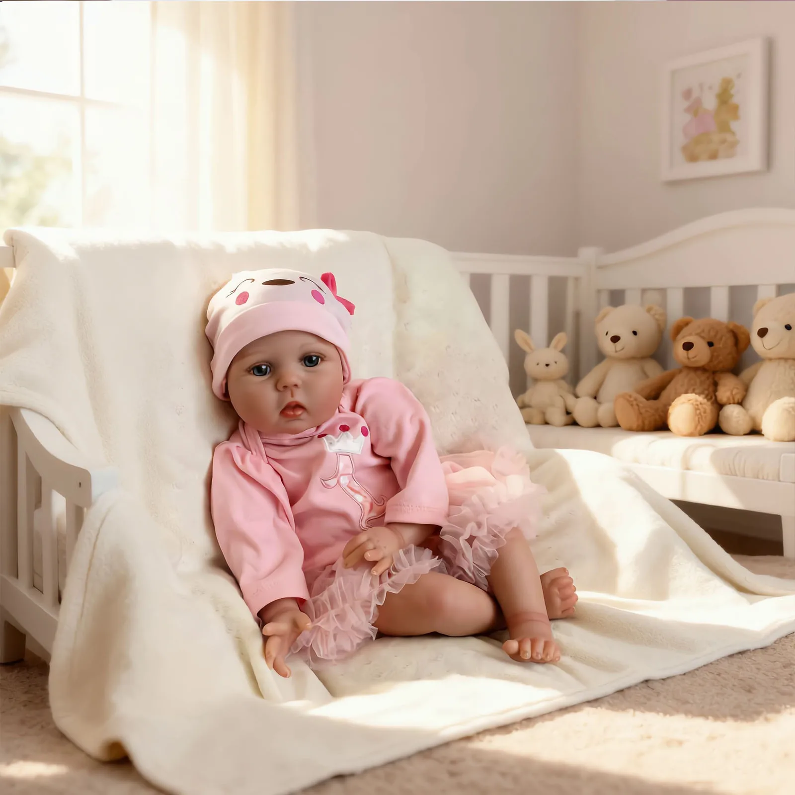 Reborn Doll 22 Inch 55 CM Reborn Baby Dolls Realistic Baby Reborn Dolls Newborn Baby Doll Soft Body Reborn Toddler Dolls
Reborn Doll 22 Inch 55 CM Reborn Baby Dolls Realistic Baby Reborn Dolls Newborn Baby Doll Soft Body Reborn Toddler Dolls