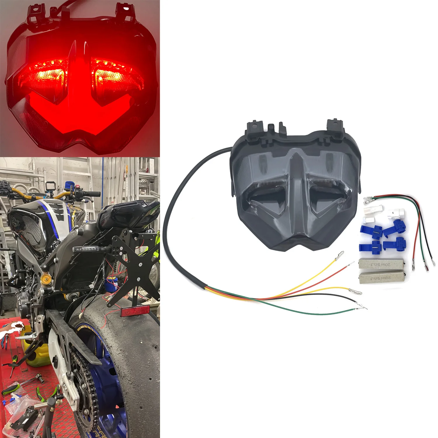 Motorcycle LED Integrated Brake Turn Signal Tail Light For YAMAHA MT-09 MT09 SP 2021 2022
Motorcycle LED Integrated Brake Turn Signal Tail Light For YAMAHA MT-09 MT09 SP 2021 2022