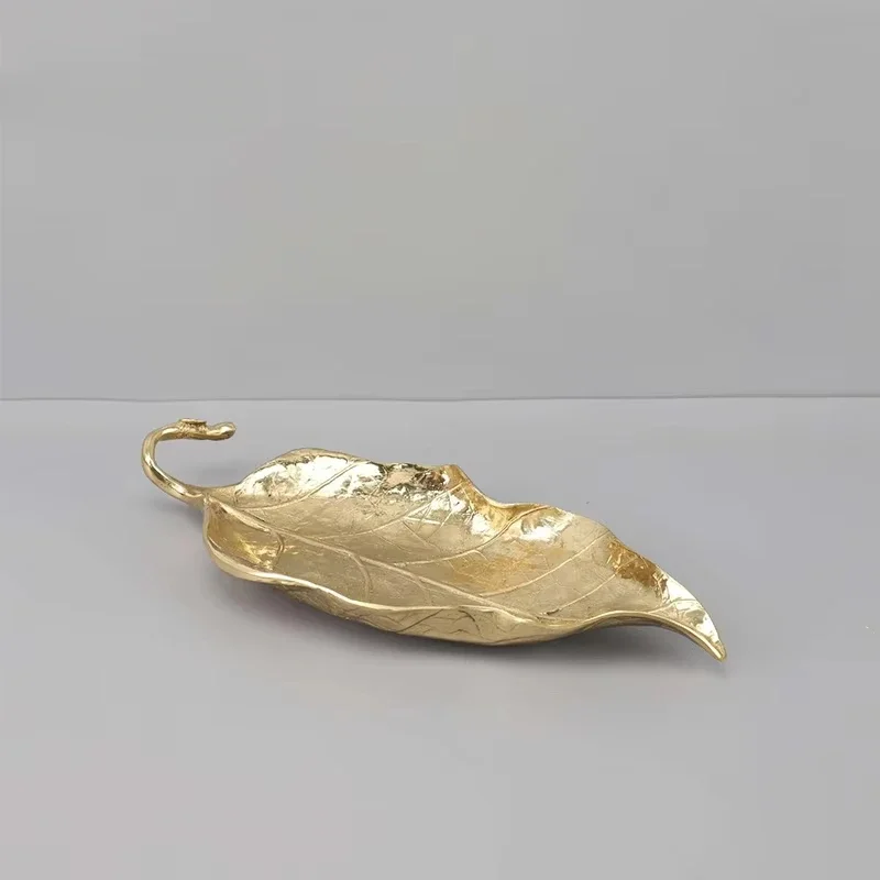 Luxury Home Decor Items Leaf Shape Copper Table Fruit Plate Dish Decorative Tray for Restaurant Hotel Home
Luxury Home Decor Items Leaf Shape Copper Table Fruit Plate Dish Decorative Tray for Restaurant Hotel Home
