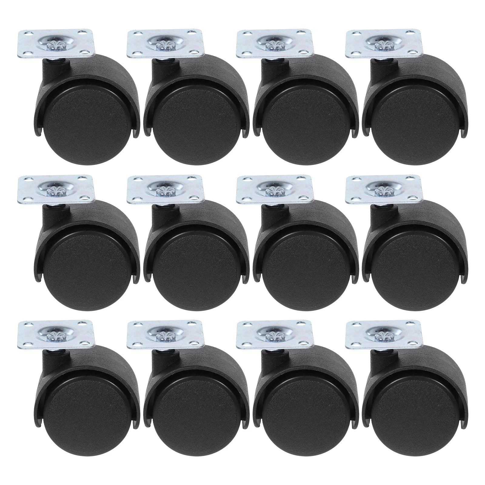 12 Pcs Furniture Swivel Casters Office Chair Replacement Wheels for Hardwood Floors Universal Nylon Quiet Stable
12 Pcs Furniture Swivel Casters Office Chair Replacement Wheels for Hardwood Floors Universal Nylon Quiet Stable