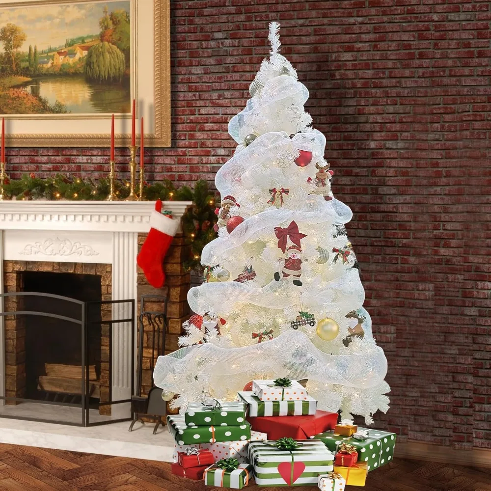 5 Feet Tall Premium Hinged Artificial Pine Tree with 450 Branch Tips and Metal Stand for Indoor and Outdoor Use
5 Feet Tall Premium Hinged Artificial Pine Tree with 450 Branch Tips and Metal Stand for Indoor and Outdoor Use