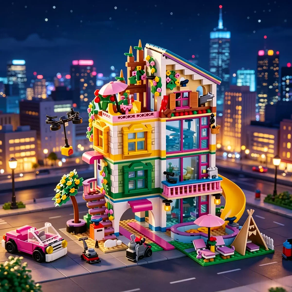 Beach Villa Castle Dream Tree House Princess Doll House Building Blocks Educational Toy Gift
Beach Villa Castle Dream Tree House Princess Doll House Building Blocks Educational Toy Gift