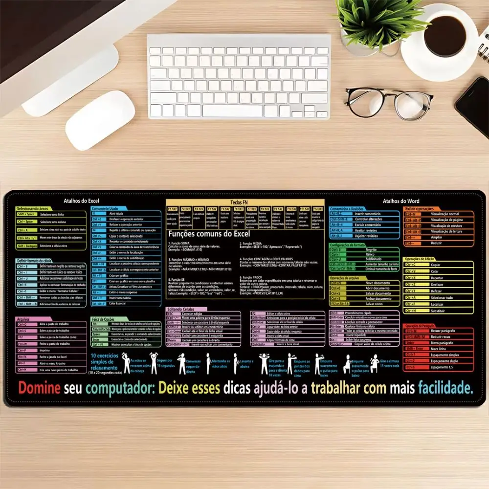 Efficient Portuguese Mouse Pad Desk Protector Smooth Pattern Art Mouse Pad Thickened Extended Keyboard Mat Laptop Pads
Efficient Portuguese Mouse Pad Desk Protector Smooth Pattern Art Mouse Pad Thickened Extended Keyboard Mat Laptop Pads