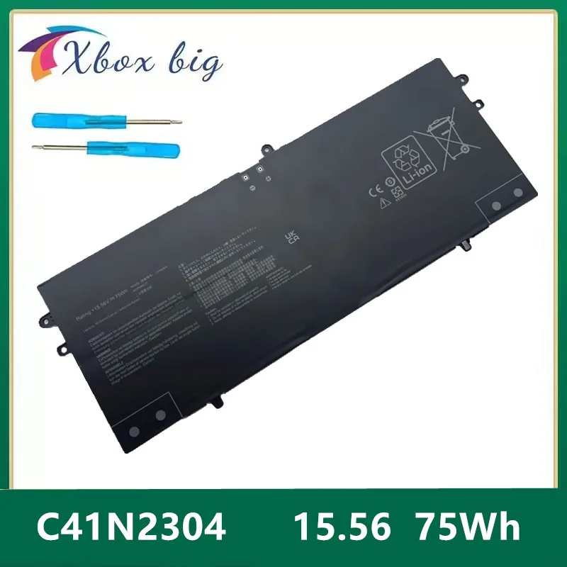 C41N2304 Laptop Battery For Asus Zenbook 14 oled UM3406HA 15.56V 75Wh Netbook S5507 S5606 M5606 UM3406HA
C41N2304 Laptop Battery For Asus Zenbook 14 oled UM3406HA 15.56V 75Wh Netbook S5507 S5606 M5606 UM3406HA