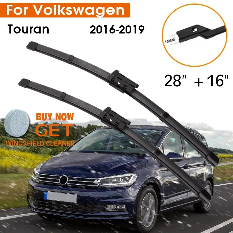 Car Wiper Blade For Volkswagen Touran 2016-2019 Windshield Rubber Silicon Refill Front Window Wiper Blade 28"+16" Accessories
Car Wiper Blade For Volkswagen Touran 2016-2019 Windshield Rubber Silicon Refill Front Window Wiper Blade 28"+16" Accessories