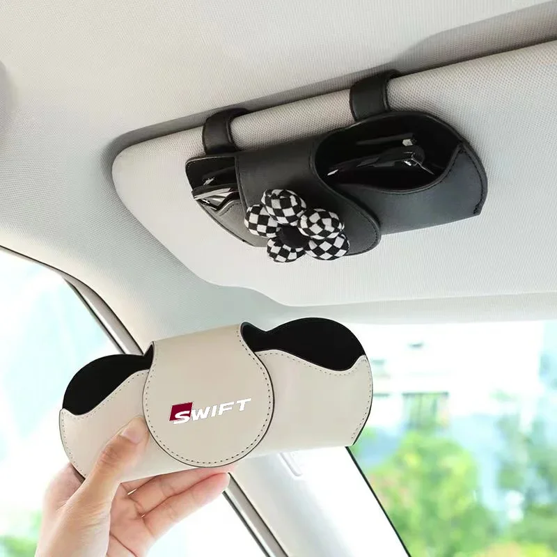 Car Sun Visor Leather car Sunglasses Holder Car Glasses Clip Auto Accessories for Suzuki Swift
Car Sun Visor Leather car Sunglasses Holder Car Glasses Clip Auto Accessories for Suzuki Swift