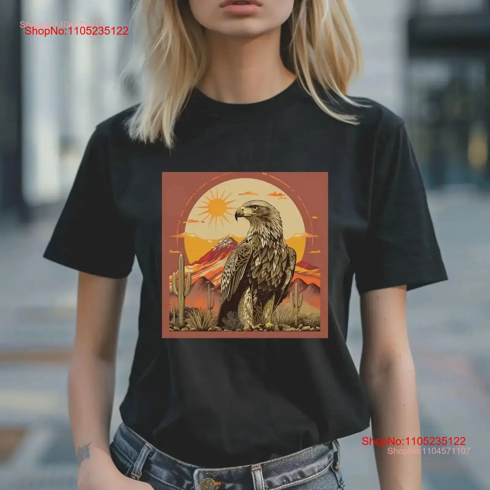 Bald Eagle in the DeserT T Shirt ArT Animal Design Wild Ideas vintage Washed Casual Stylish Comfortable graphic Stretched homme
Bald Eagle in the DeserT T Shirt ArT Animal Design Wild Ideas vintage Washed Casual Stylish Comfortable graphic Stretched homme