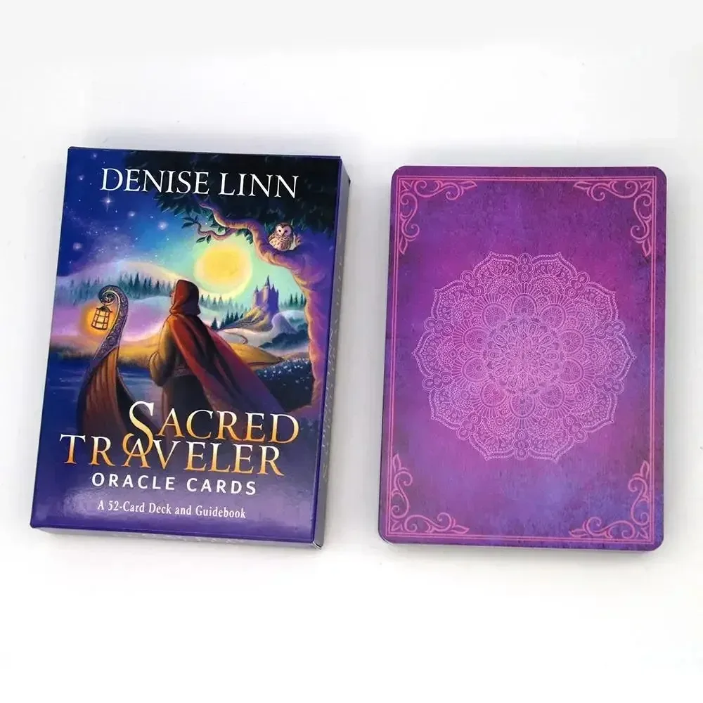 Колода 52-карточек Super Sacred Traveler Oracle и руководство, английская забавная настольная игра Таро
Колода 52-карточек Super Sacred Traveler Oracle и руководство, английская забавная настольная игра Таро