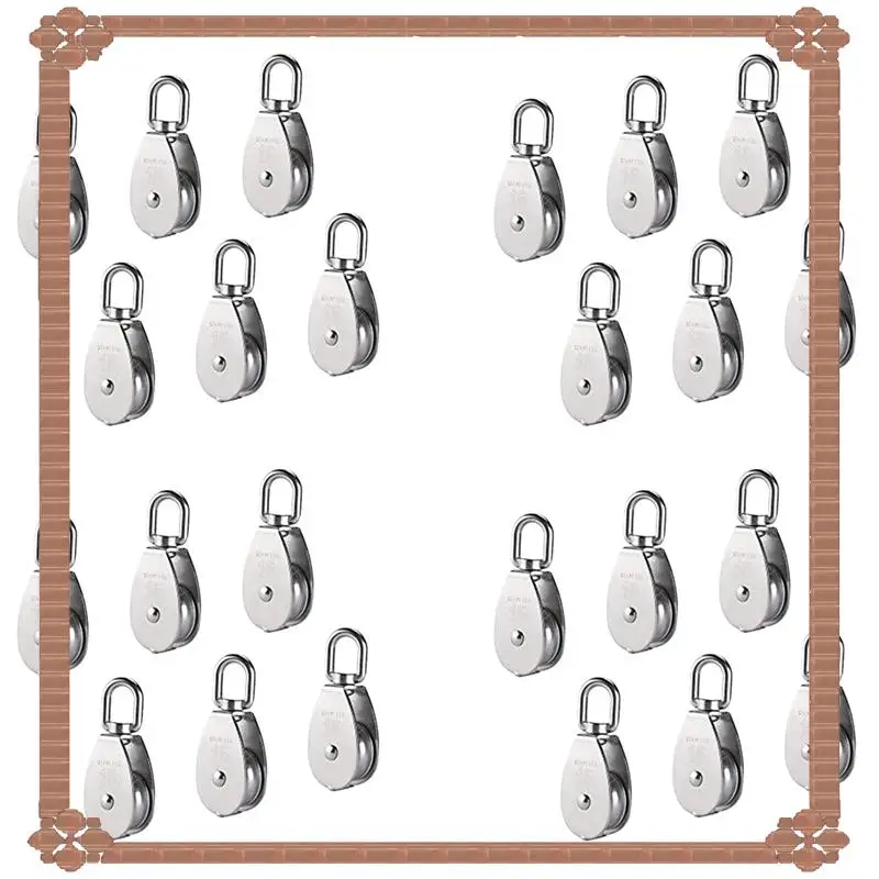 24-Hour Delivery 24 Pcs M15 Single Pulley Block Hanging Wire Towing Wheel Swivel Lifting Wire Rope Cable Pulley Roller
24-Hour Delivery 24 Pcs M15 Single Pulley Block Hanging Wire Towing Wheel Swivel Lifting Wire Rope Cable Pulley Roller