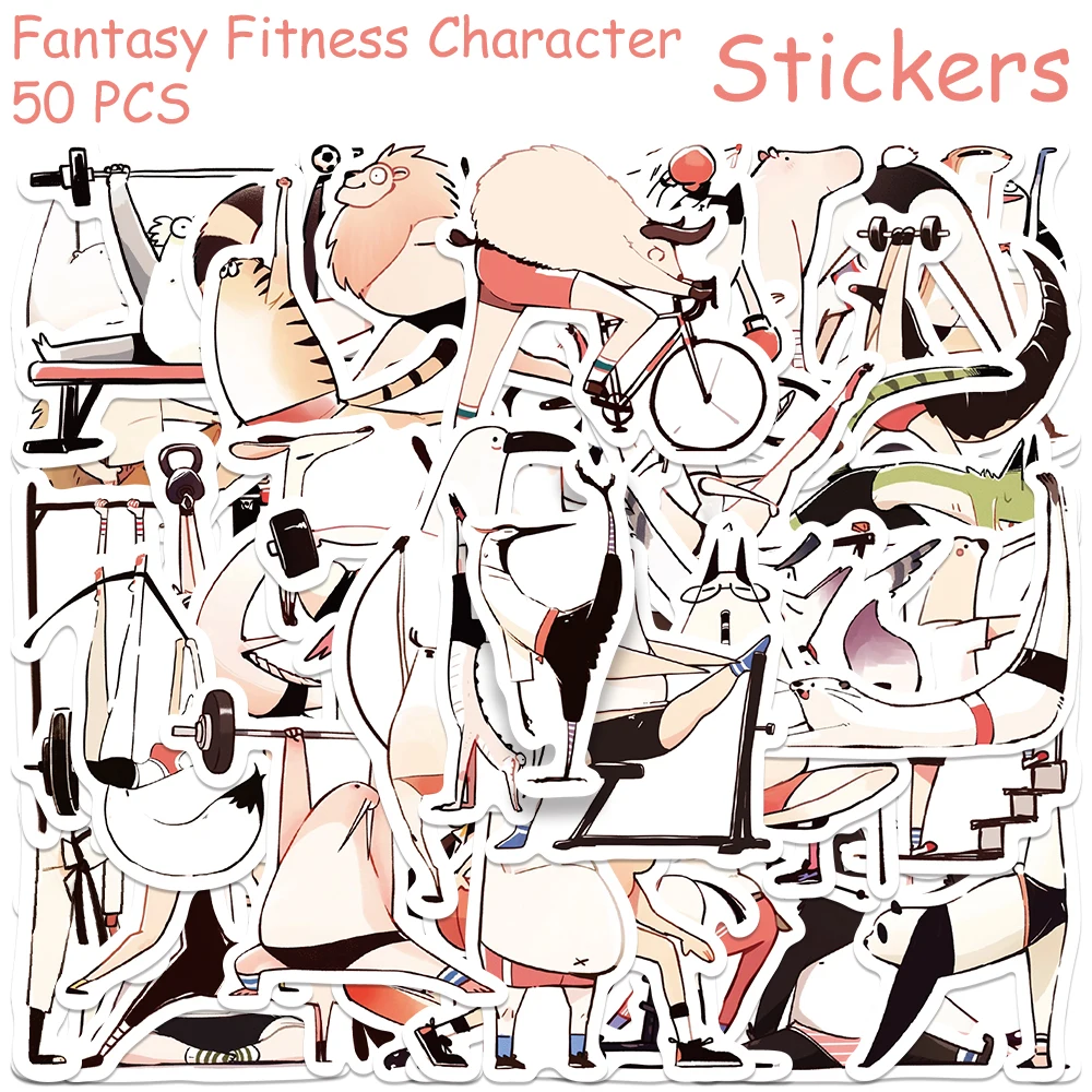 50pcs Fantasy Fitness Characters Stickers Decals For Phone Scrapbook Luggage Skateboard Helmet DIY Aesthetic Waterproof Stickers
50pcs Fantasy Fitness Characters Stickers Decals For Phone Scrapbook Luggage Skateboard Helmet DIY Aesthetic Waterproof Stickers
