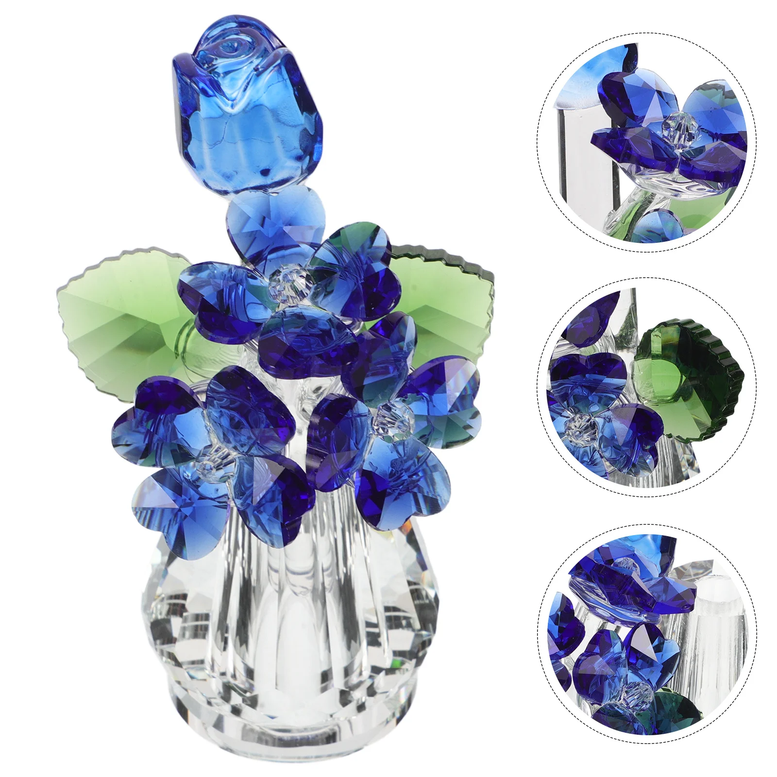 Home Decor Crystal Flower Bouquet Figurine Gift Anniversary Rose Flowers Figurines
Home Decor Crystal Flower Bouquet Figurine Gift Anniversary Rose Flowers Figurines