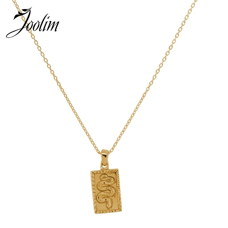 Joolim Jewelry High End PVD Wholesale Waterproof Fashion Rectangle Pendant Stainless Steel Necklace for Women
Joolim Jewelry High End PVD Wholesale Waterproof Fashion Rectangle Pendant Stainless Steel Necklace for Women
