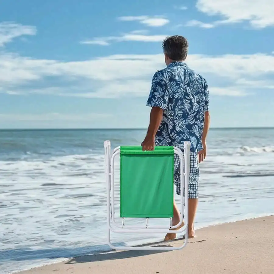Green Folding Beach Chair For Adults Lightweight Portable Camping Chair 265lbs Capacity
Green Folding Beach Chair For Adults Lightweight Portable Camping Chair 265lbs Capacity