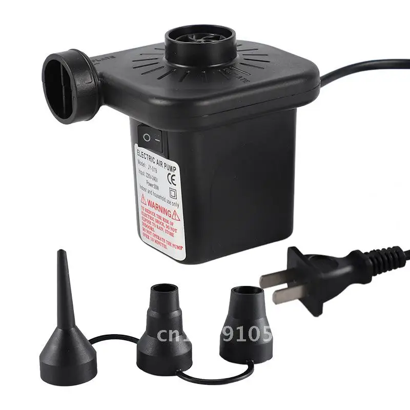 Electric Air Pump for Home Use Swimming Ring & Air Cushion Bed Inflator ABS PP Material with Plug-in Power Supply
Electric Air Pump for Home Use Swimming Ring & Air Cushion Bed Inflator ABS PP Material with Plug-in Power Supply