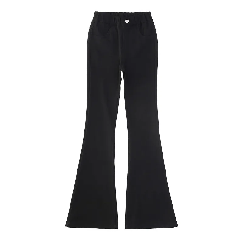 2026 Girls‘ Black Stretch Flared Pants for Autumn, Casual Long Trousers for Big Kids, Trendy Everyday Bottoms New Arrival
2026 Girls‘ Black Stretch Flared Pants for Autumn, Casual Long Trousers for Big Kids, Trendy Everyday Bottoms New Arrival