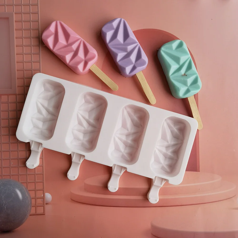 4 Cavity Diamond Large Ice Cream Mold Multiple Styles Love Lattice Cat Paw Chocolate Pastry Ice Cube Mould Kitchen Accessories
4 Cavity Diamond Large Ice Cream Mold Multiple Styles Love Lattice Cat Paw Chocolate Pastry Ice Cube Mould Kitchen Accessories