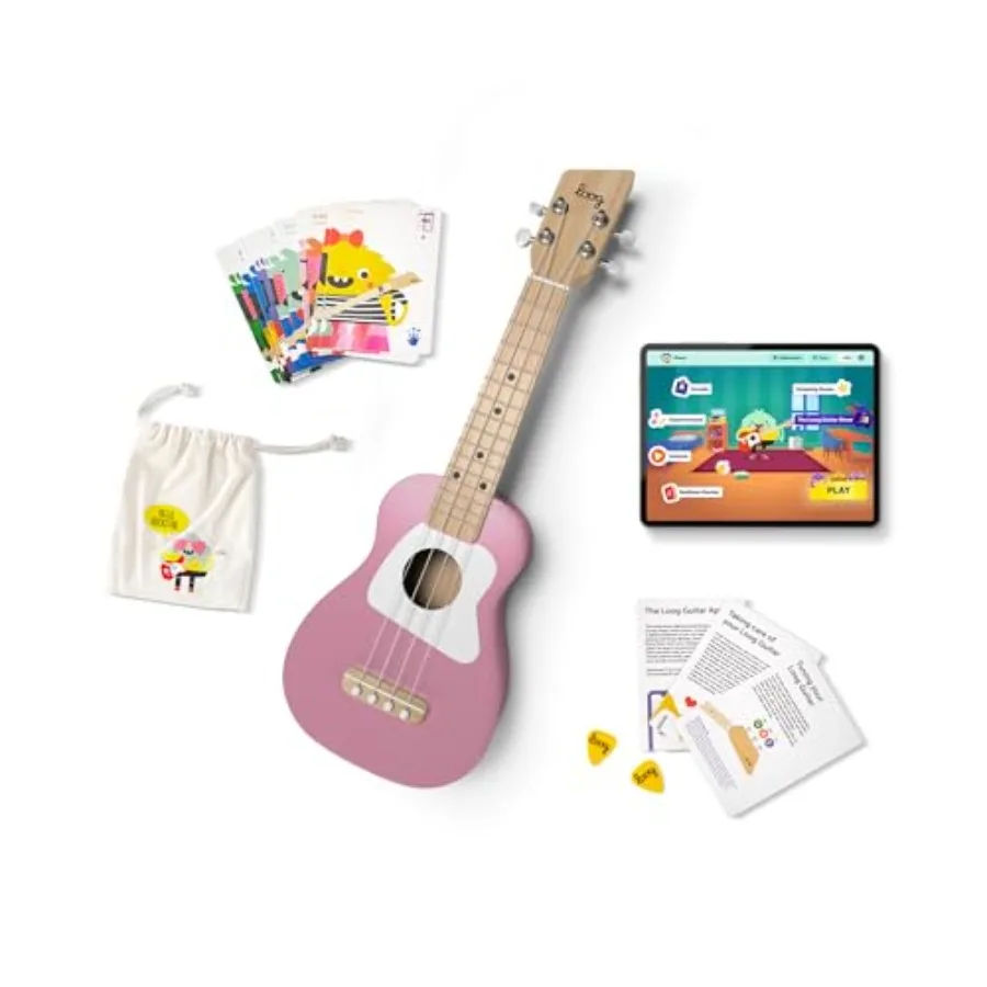 Wood Soprano Ukulele for Beginners, App Lessons, All Ages
Wood Soprano Ukulele for Beginners, App Lessons, All Ages