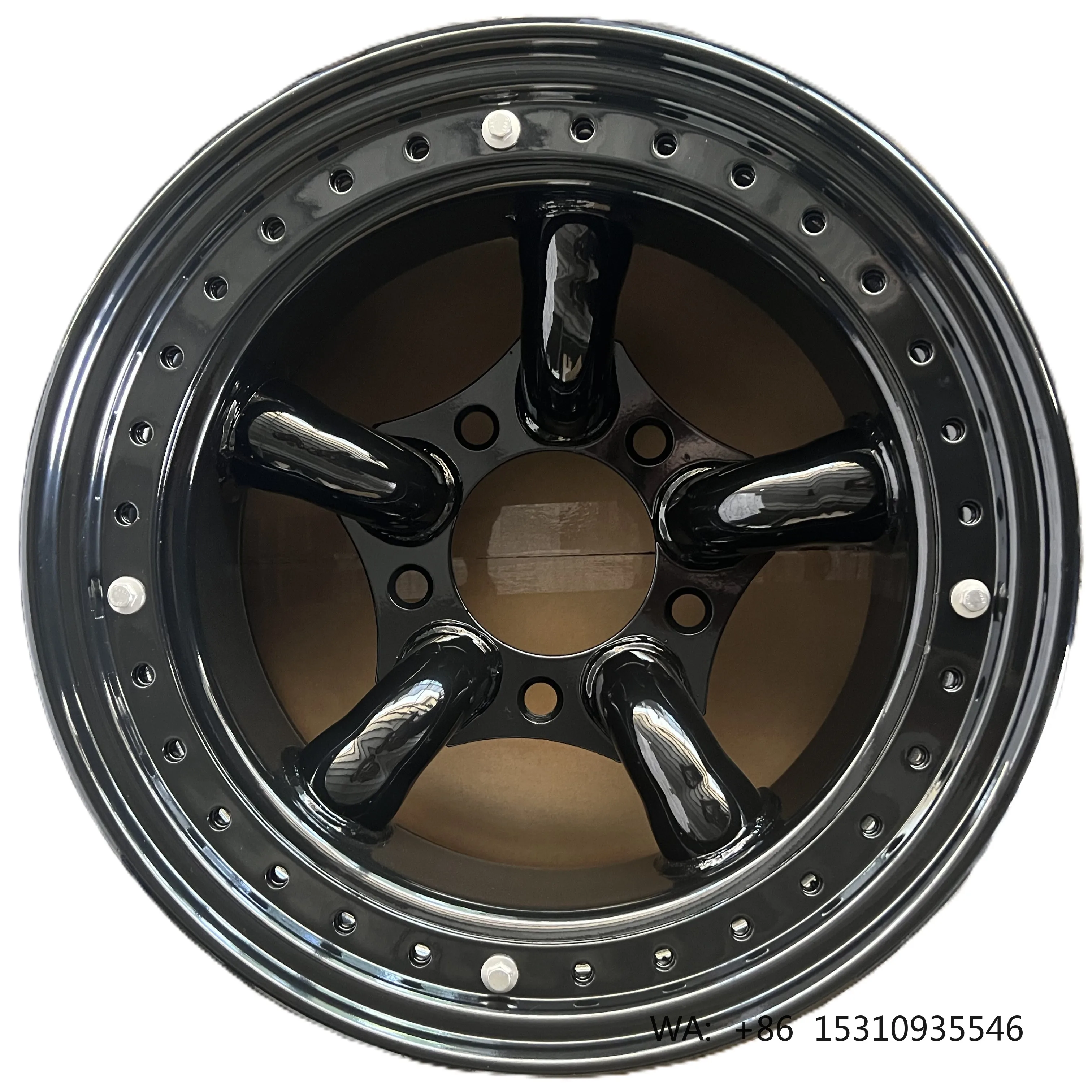 15-16 Inch 5x165.1 Beadlock Steel Wheel Black 5 Pipe Design 4x4 Offroad Pickup SUV Tuning Rims
15-16 Inch 5x165.1 Beadlock Steel Wheel Black 5 Pipe Design 4x4 Offroad Pickup SUV Tuning Rims