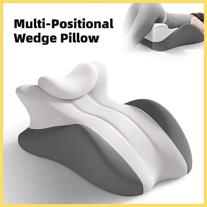 New Multi-Positional Memory Foam Wedge Pillow Ergonomic Prone Pillow with Removable Cover Couple Bed Pillow for Body
New Multi-Positional Memory Foam Wedge Pillow Ergonomic Prone Pillow with Removable Cover Couple Bed Pillow for Body