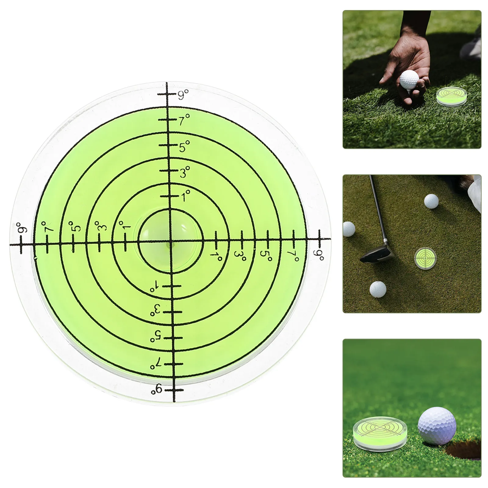 Golf Ball Marker Round Bubble Level Portable Compact Precision Tool for Putting High Ball Line Marker
Golf Ball Marker Round Bubble Level Portable Compact Precision Tool for Putting High Ball Line Marker
