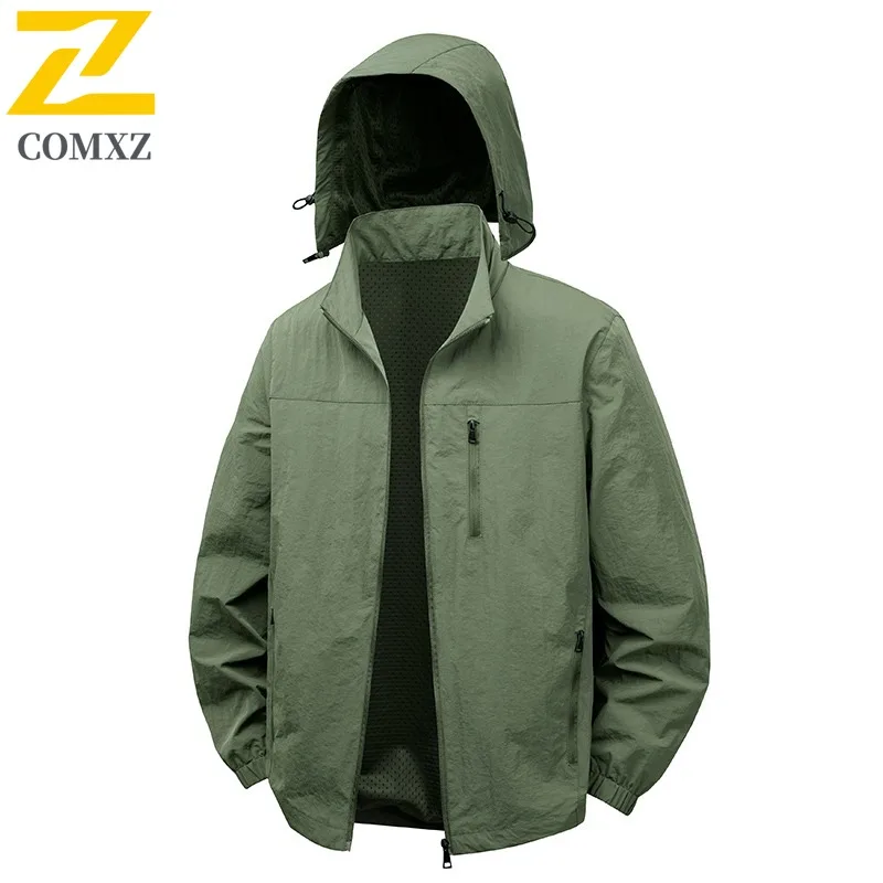 COMXZ Premium Men Jacket Fashion Detachable Hood Outdoor Camping Windproof Coat Casual Daily Style Lightweight Autumn Garment
COMXZ Premium Men Jacket Fashion Detachable Hood Outdoor Camping Windproof Coat Casual Daily Style Lightweight Autumn Garment
