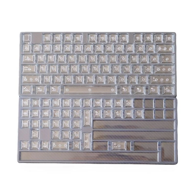 Y2GD Full Transparents Backlits Keyboards Keycaps 114Pcs Original Height Cover for 61 64 68 84 96 980
Y2GD Full Transparents Backlits Keyboards Keycaps 114Pcs Original Height Cover for 61 64 68 84 96 980