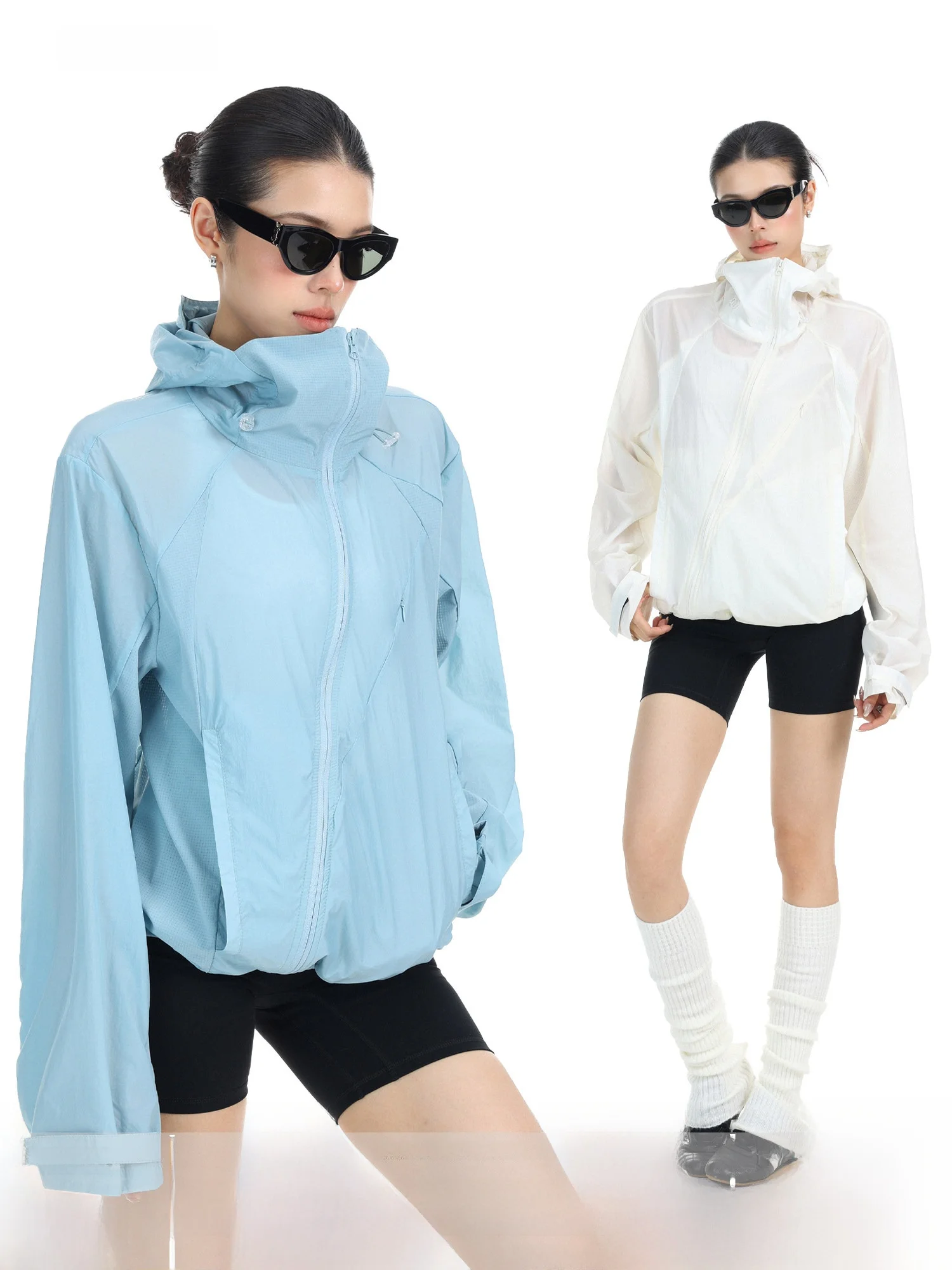 Biggold UPF50 Sun Protection Hooded Jaet Women's Summer Outdoor Sports Loose Sle Faionable Casual Windproof Coat
Biggold UPF50 Sun Protection Hooded Jaet Women's Summer Outdoor Sports Loose Sle Faionable Casual Windproof Coat