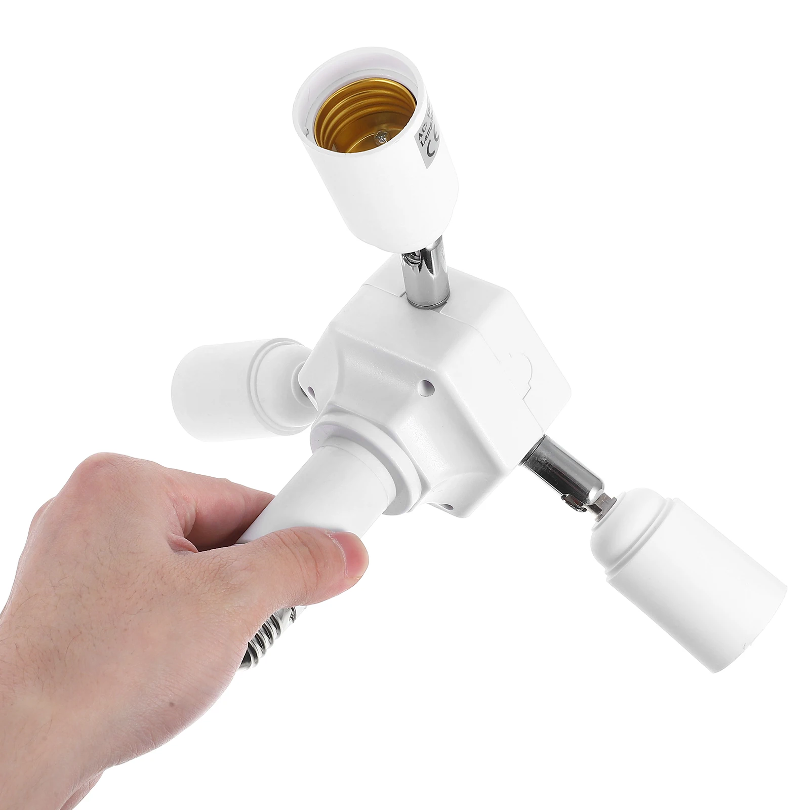E27 Holder Adapter Socket Converter Multi Bulb Base Heat Resistant Sturdy 360 Degree Adjustable Universal Head for Home
E27 Holder Adapter Socket Converter Multi Bulb Base Heat Resistant Sturdy 360 Degree Adjustable Universal Head for Home
