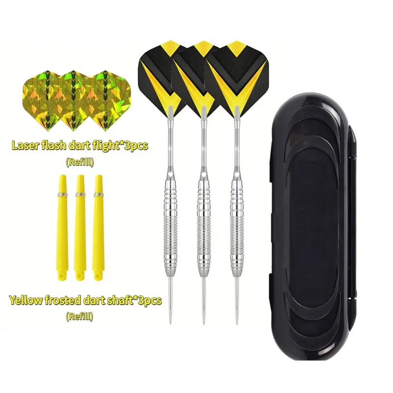 3 PCS Professional White Darts with Free Case 22g Steel Tip Darts Iron Copper Barrel for Indoor Game Sports
3 PCS Professional White Darts with Free Case 22g Steel Tip Darts Iron Copper Barrel for Indoor Game Sports