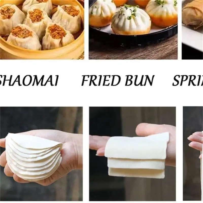 Fully Automatic Dumpling Skin Making Machine For Noodles
Fully Automatic Dumpling Skin Making Machine For Noodles