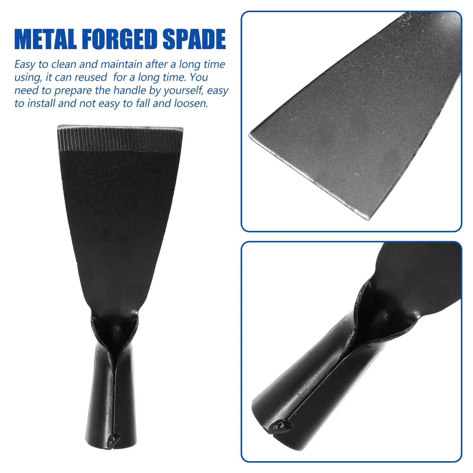 1Pcs Multi Purpose Shovel Steel Forged Cleaning Shovel for Rust Bark Floor Wall Gardening Spading Weeding Household Maintenance
1Pcs Multi Purpose Shovel Steel Forged Cleaning Shovel for Rust Bark Floor Wall Gardening Spading Weeding Household Maintenance