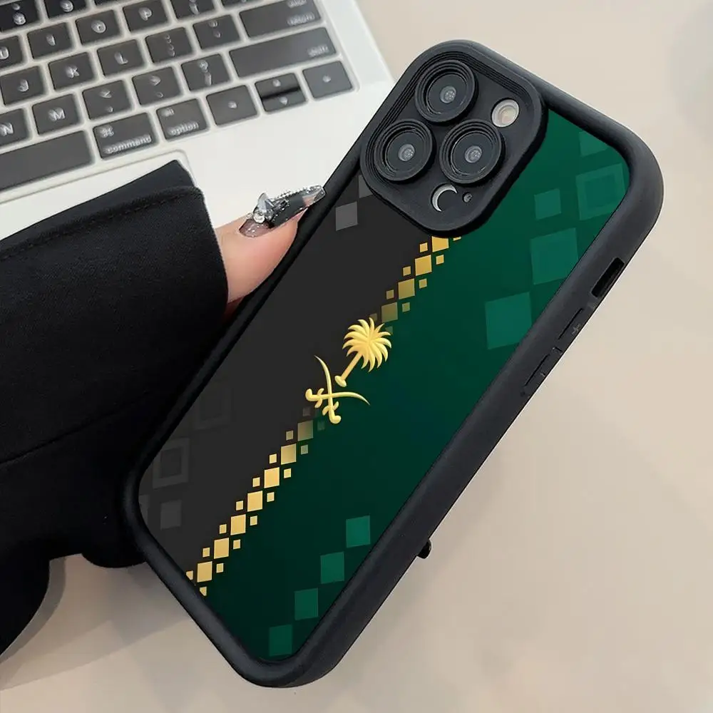 Saudi Arabia Flag Phone Case for iPhone 17 16 15 14 13 12 11 Air Pro Max Plus Black Soft TPU Shockproof Cover
Saudi Arabia Flag Phone Case for iPhone 17 16 15 14 13 12 11 Air Pro Max Plus Black Soft TPU Shockproof Cover