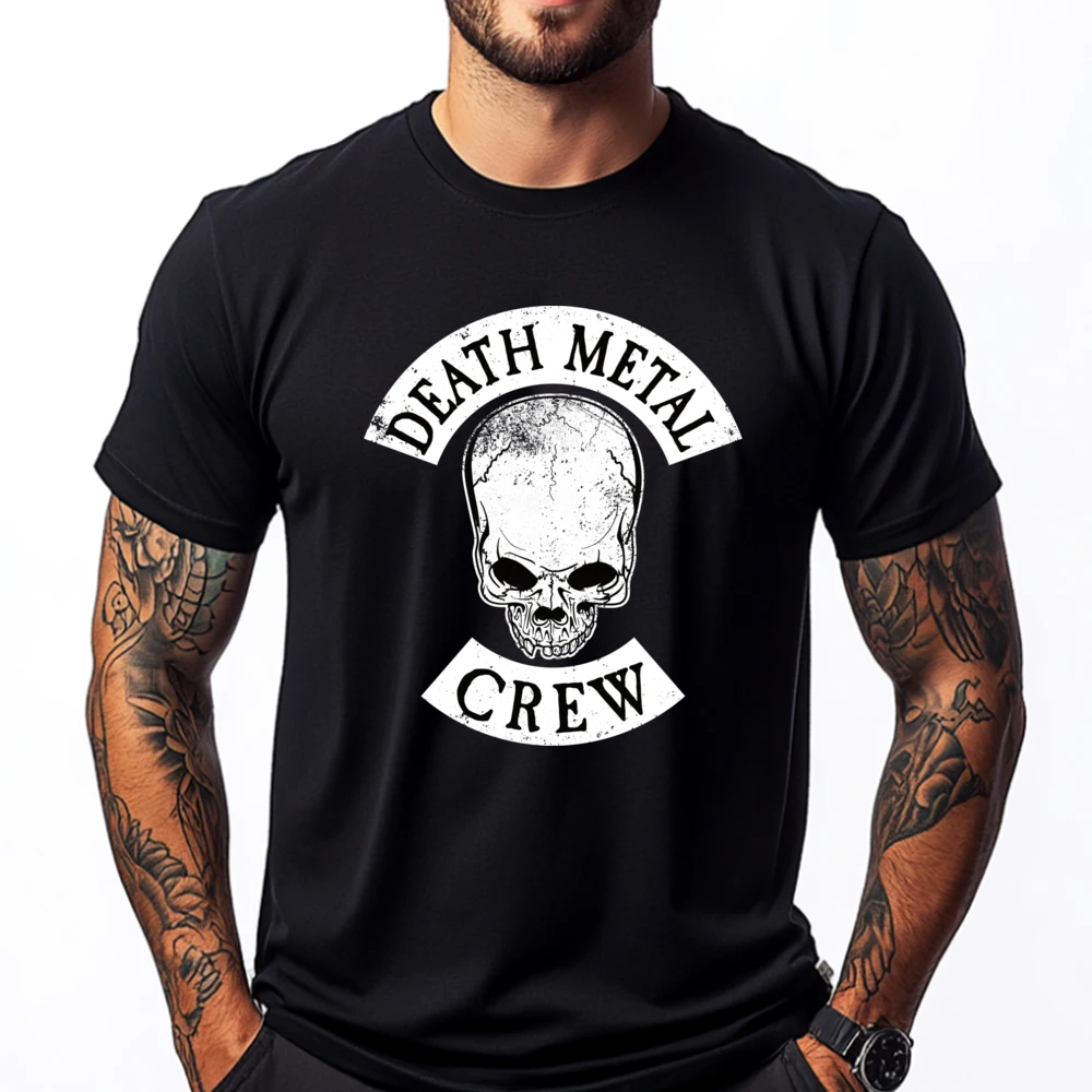 Death Metal Skull Designer T Shirt White T Shirt Men Clothing Men's Clothes Free Shippping Clothes Tshirts Men
Death Metal Skull Designer T Shirt White T Shirt Men Clothing Men's Clothes Free Shippping Clothes Tshirts Men