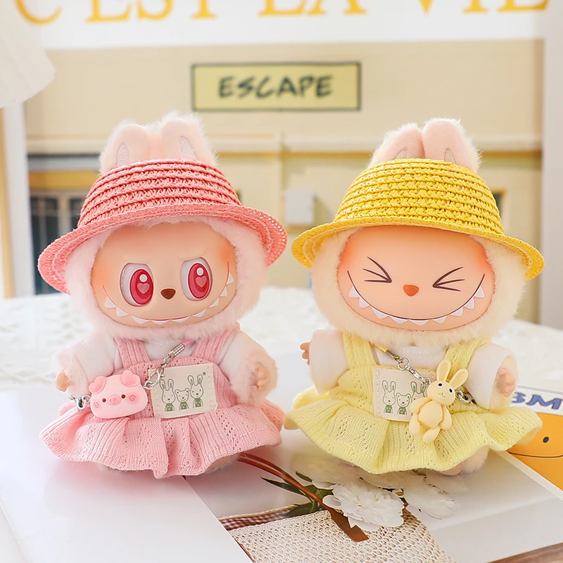For 15/17cm Labubu Cute Candy Suspenders Doll Dress Fashion Matching With Hat Accessories Labubu Ropa
For 15/17cm Labubu Cute Candy Suspenders Doll Dress Fashion Matching With Hat Accessories Labubu Ropa