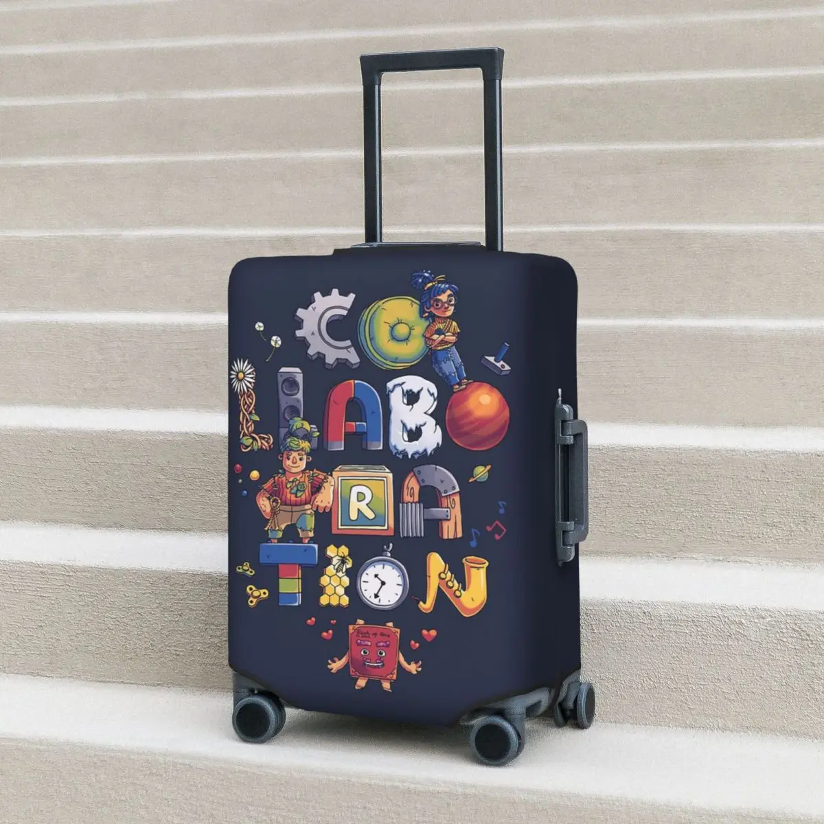 Collaboration Cody, May, It Takes Two Suitcase Cover Protection Elastic Travel Luggage Protector Covers for 18-32 Inch
Collaboration Cody, May, It Takes Two Suitcase Cover Protection Elastic Travel Luggage Protector Covers for 18-32 Inch