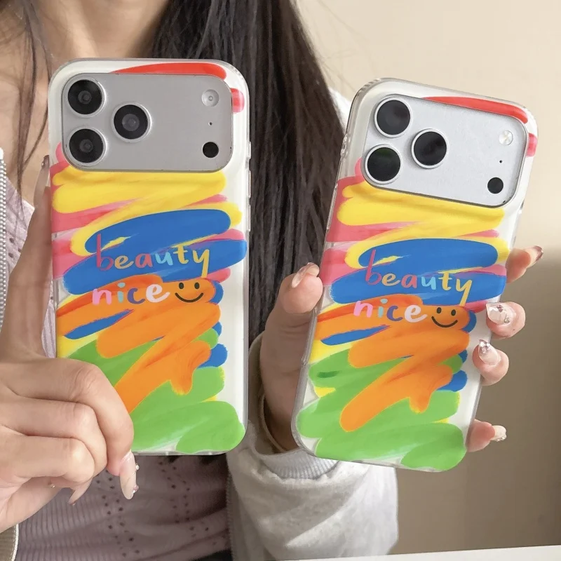 Colorful Watercolor Graffiti Cute Phone Case For iPhone 17 Pro 16 15 14 Pro Max Protective Cover Fashion Shockproof Protective C
Colorful Watercolor Graffiti Cute Phone Case For iPhone 17 Pro 16 15 14 Pro Max Protective Cover Fashion Shockproof Protective C