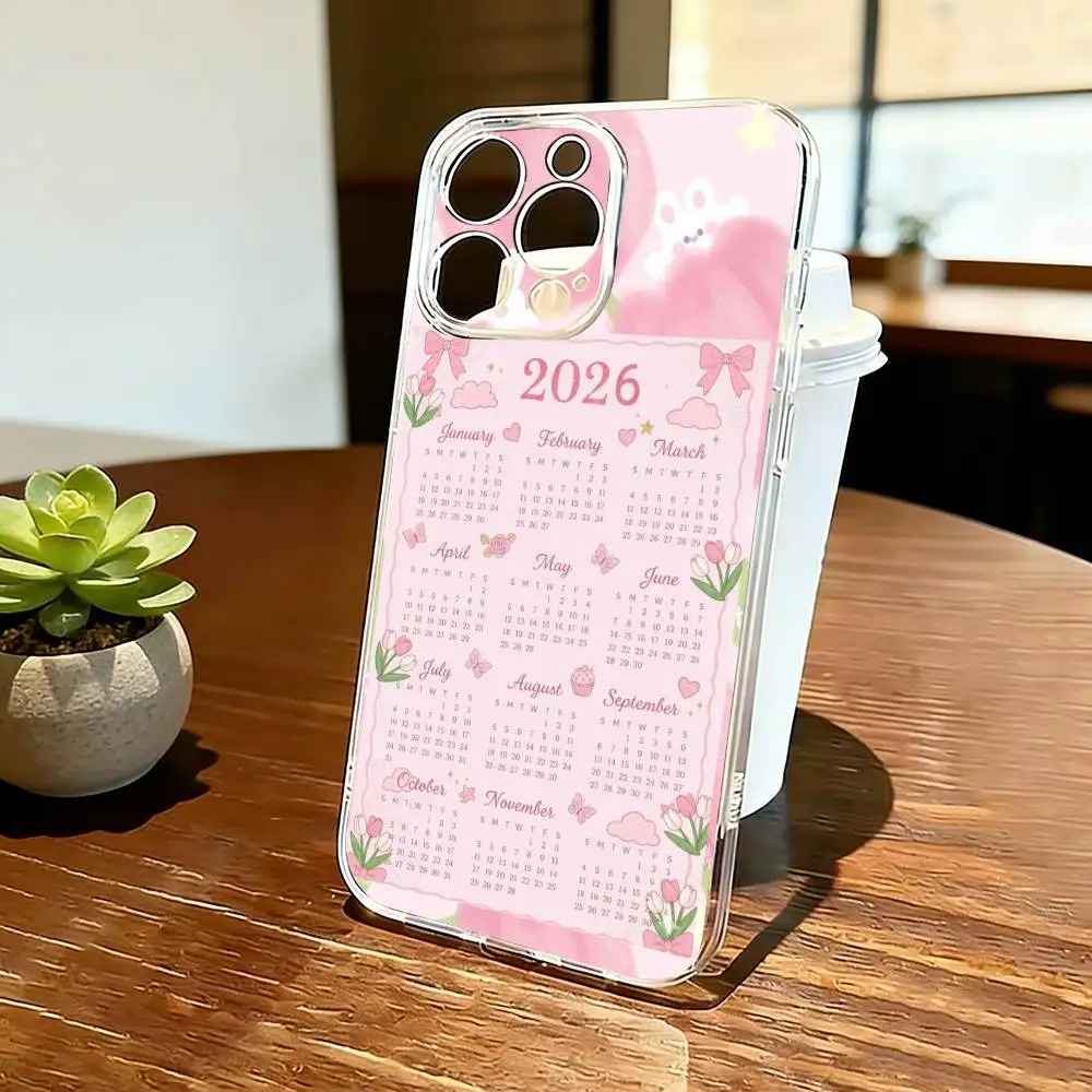 2026 New Year C-Calendar Phone Case For iPhone 17 16 15 14 13 12 11 Mini Pro Max Plus Transparent Cover
2026 New Year C-Calendar Phone Case For iPhone 17 16 15 14 13 12 11 Mini Pro Max Plus Transparent Cover