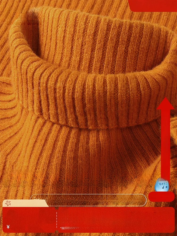 Теплый женский свитер с высоким воротником, 95% шерсть, 5% кашемир, вязаный свитер с вертикальными полосами, осенне-зимний, легкий, класса люкс, SNOW FLNG
Теплый женский свитер с высоким воротником, 95% шерсть, 5% кашемир, вязаный свитер с вертикальными полосами, осенне-зимний, легкий, класса люкс, SNOW FLNG