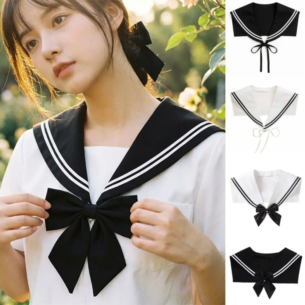 Cape Striped Sailor Fake Collar White Black Blouse False Collars Blouse Shoulders Decoration Jk False Tie Neckwear
Cape Striped Sailor Fake Collar White Black Blouse False Collars Blouse Shoulders Decoration Jk False Tie Neckwear
